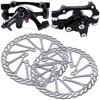 Bike Disc Brake Front & Rear Disc 160 mm Rotor Brake Kit for Mountain Bicycle