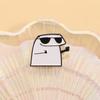 Flork Meme Emaille-Pins Lustige Einfache Strichmännchen-Broschen Anstecknadeln Cartoon Tier Katzen Schmuck Geschenk für Familie Freunde