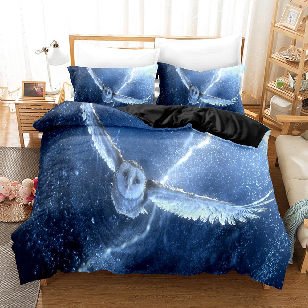 Comforter 3Dthe Owl Bedding Sets With Twin Full Queen King Bedclothes