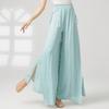 Women's Classical Chinese Dance Flowy Pants - Performance Practice Trousers for Modern Dance | Elegant Wide-Leg Dancewear