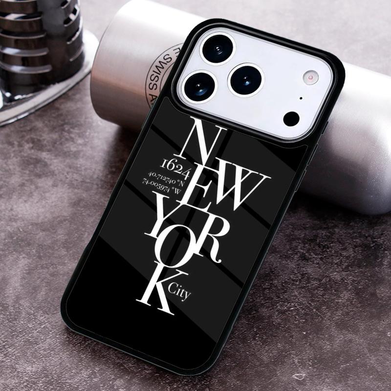 New York City Phone Case for iPhone 17 16 15 Pro Max Air 14 13 12 11 Plus Shockproof Capa Cover