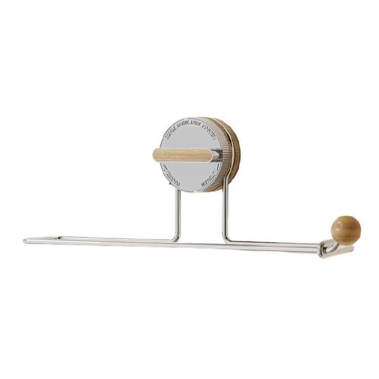 Bathroom Tissue Paper Holder Kitchen Roll Holder Suction Cup Paper Roll Dispenser Plastic Wrap Organizers Towel Rack