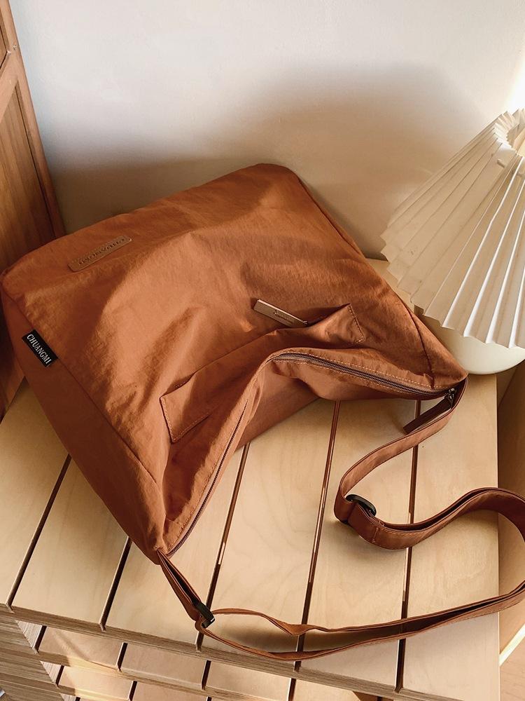 Nylon fabric messenger bag female messenger bag backpack couple shoulder versatile casual student satchel