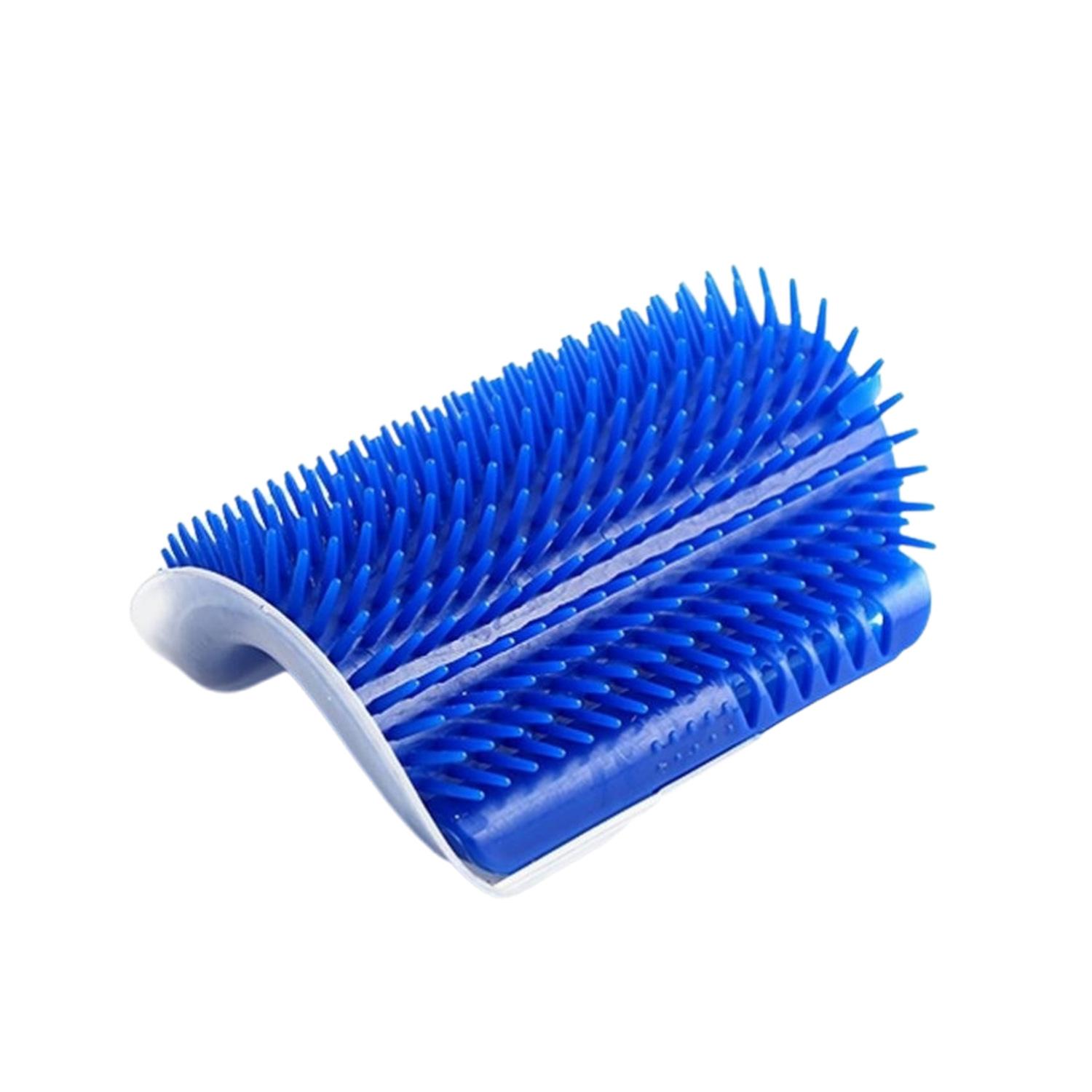 

Настенный самогрумер для кошек с массажной расческой - идеально подходит для ухода за котятами и щенками, а также для релаксации L темно-синий