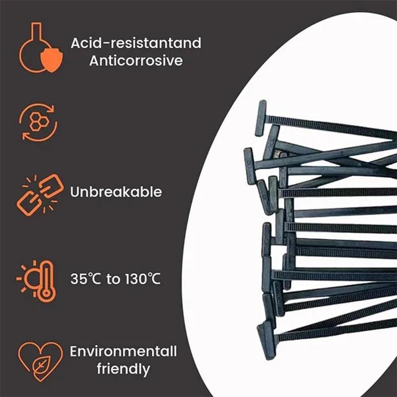 Mehrzweck-Nylon-Universal-Kabelbinder-Schnalle Selbstverriegelnde Kabelbinder-Schnalle Installationsfreie Kabelbinder-Universal UV-beständig