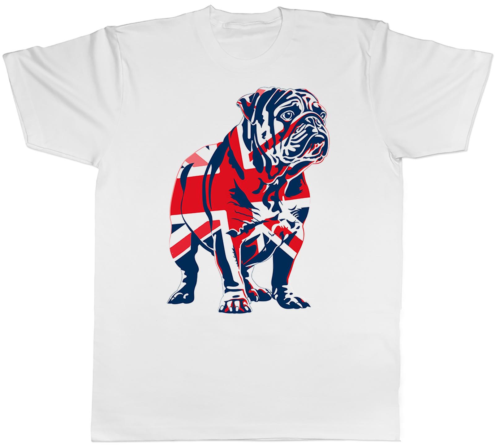 British Bulldog Unisexs TShirt Union Jack Pet Britian Dog Lover Tee Gift S