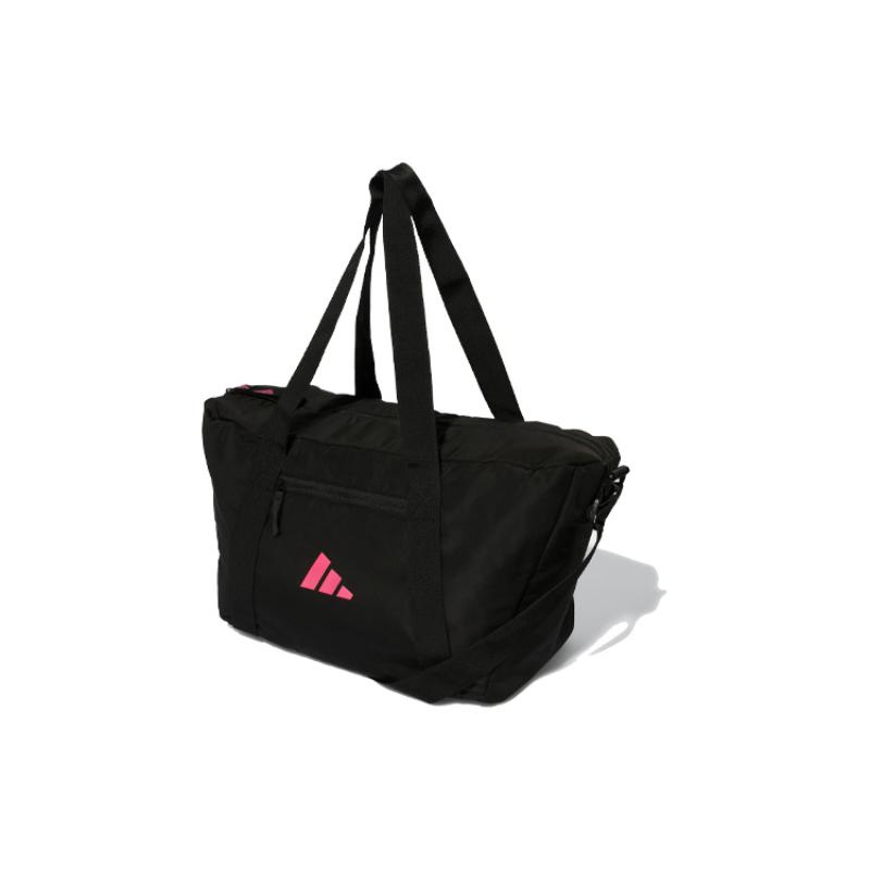 Adidas Polyester Portable One Shoulder Crossbody Gym Bag Large Women's Black Adidas HT2447