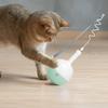 Treat Puzzle Toys For Cats Stimulating Cat Eating Trainer Electric Teaser Toy For Training Eating Boredom Relief Indoor Outdoor
