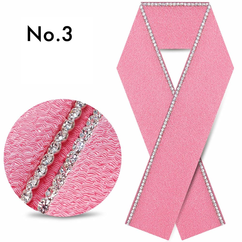 Layered Collar Furisode Coming of Age Ceremony Rhinestone Crepe Fabric Red Pink Purple Black White Coming of Age Ceremony Wedding Graduation Ceremony