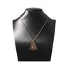 Christmas new creative color personalized alloy Christmas tree pendant necklace, simple and versatile
