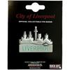 Rock Off City Of Liverpool Pin Skyline Badge