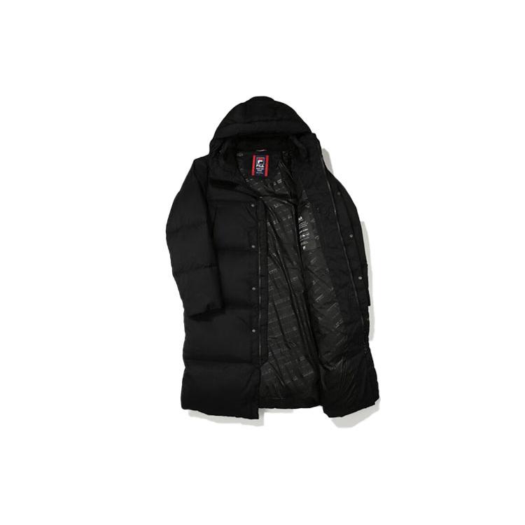 FILA Down Jackets Unisex Black Hooded Moderate Other FS2DJE4103X-BLK