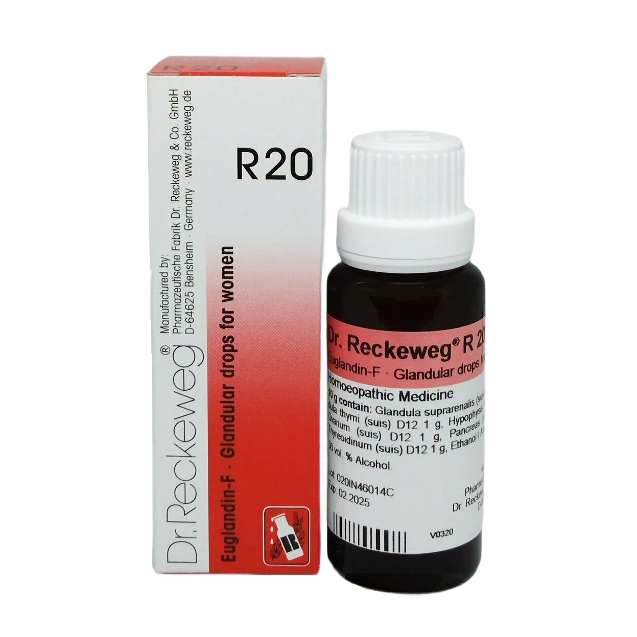 

Еугландін-Ф (22 мл), Euglandin-F, Dr. Reckeweg & Co