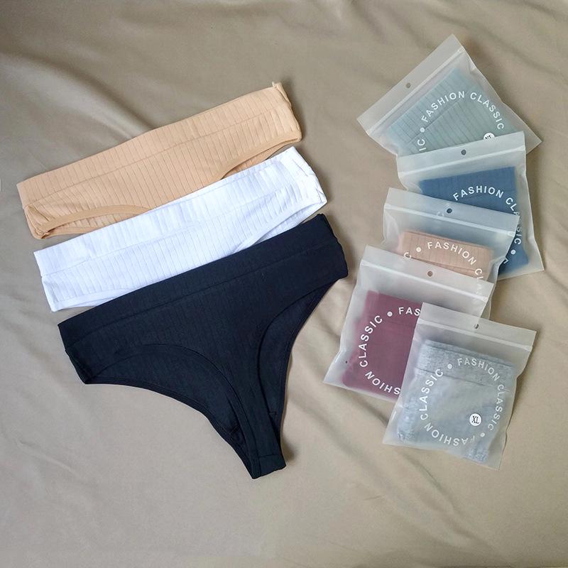 Mid-Waist Sporty Women's Cotton Thong – Elastic, Breathable & Comfortable Daily Wear