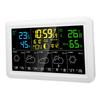 Wettervorhersage Uhr Multifunktional WiFi Kabellos 7,5 Zoll Farbdisplay Thermometer Hygrometer Uhr mit Atomzeit