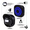 Driveway Alarm 328ft Range Wireless Weatherproof Motion Sensor And Detector 1 Receiver 2 Transmitters Security Alert Monitor with 38 Chimes