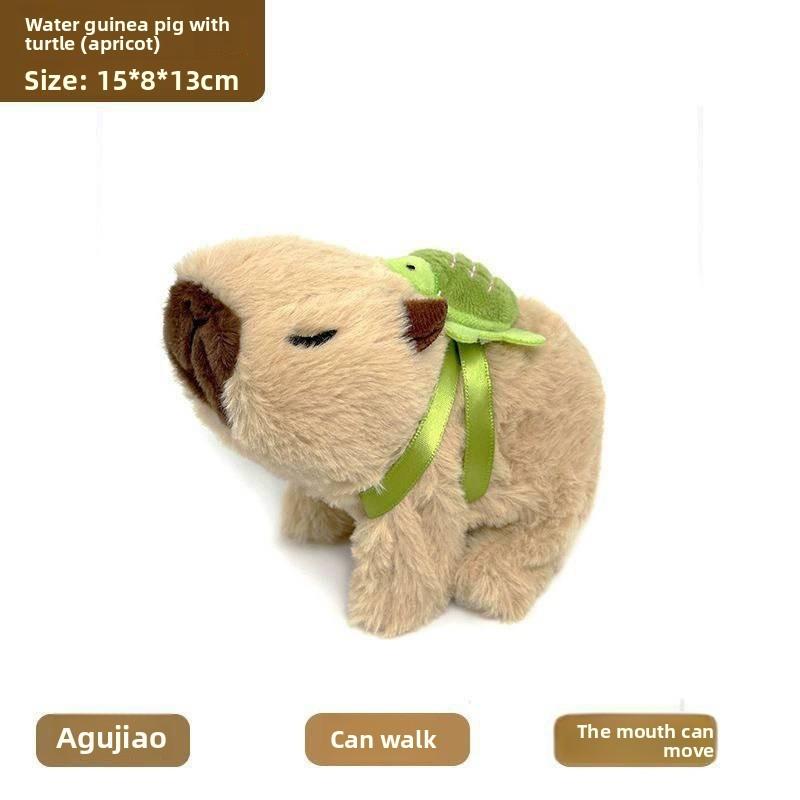 Toy Plush Capybara With Capable Of Sound And Walking Design Kids Gift Birthday