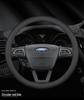 Premium Genuine Leather Steering Wheel Cover for Ford – Ultra-thin, Anti-slip Fit for Edge, Focus, and Yi Bo Models