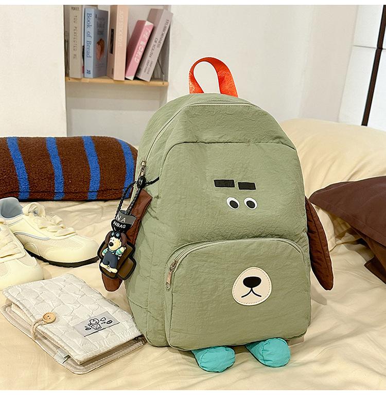 Schoolbag new high-value fresh and sweet cute puppy dog backpack kindergarten grades 1-1 large-capacity backpack