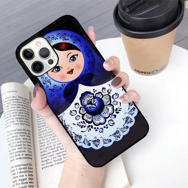 Babushka Matryoshka Red Russian Doll Phone Case Cover For iPhone 17 Air 16 15 14 Plus Apple 11 12 13 Pro Max Coque