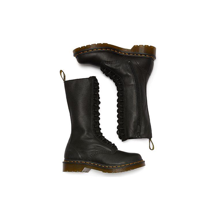 1B99 Dámský kožený kotníkový boty Dr.Martens 'Black Virginia' Dámský 11820008