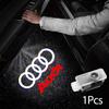 For Audi S66Led Car Door Welcome Light 3D Logo Projector For audi A3 8V 8P 8L A4 B5 B6 B7 B8 B9 A6 C5 C6 C7 C8 A5 8T A8 Q3 Q5 Q7 TT S3 S6