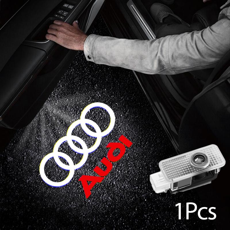 For Audi S66Led Car Door Welcome Light 3D Logo Projector For audi A3 8V 8P 8L A4 B5 B6 B7 B8 B9 A6 C5 C6 C7 C8 A5 8T A8 Q3 Q5 Q7 TT S3 S6