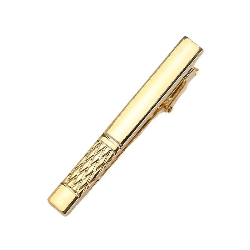 Business Versatile Men'S Dress Gold Tie Clip Marriage Men'S And Women'S Pin Korean Version Security Laveclip Fashion Laveclip