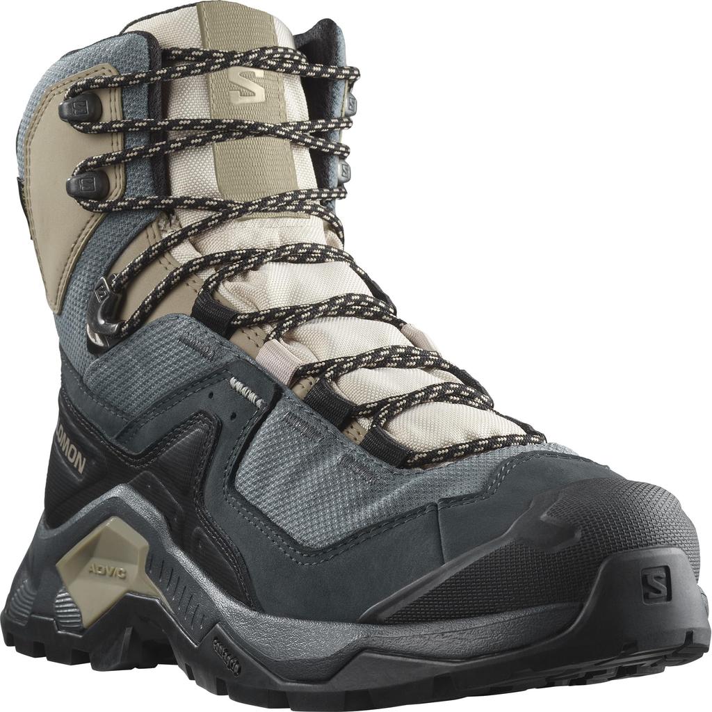 Salomon QUEST ELEMENT WOMEN Size WEATHER GORE-TEX Hiking/Trekking Shoes, L41457400, 24.5 Cm, EBONY/RAINY DAY/STORMY