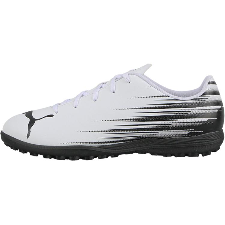 Puma Basic Attacanto 2 Comfortable Training Anti-Slip Breathable Durable Low-Top Soccer Shoes Kids sneaker White Black 108497-02