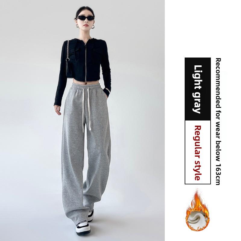 GMXIA Damemote Uformelt ensfarget trykk Høy midjebukser og capris