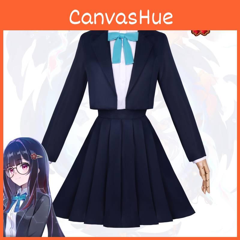 Cute Flower Fire Cosplay Outfit With Accessories And Wig For Game Anime Role Play