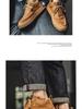 Men's Four Seasons Trend Low-Top Thick-Soled Sneakers - Casual, Height-Increasing, Flat Sports Shoes for Autumn and Winter.