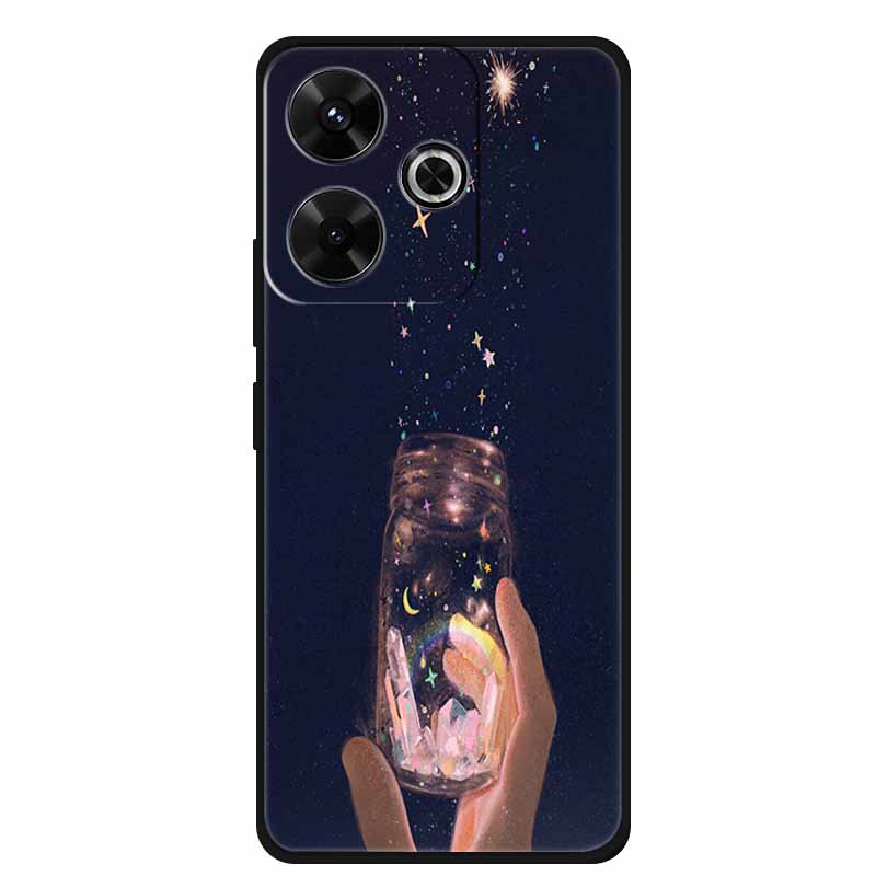 Fashion Cover For Xiaomi Poco M6 Pro Girly Case For Funda Poco M6 Coque Soft Silicone Phone Case Xiaomi Poco M6 Pro Protector