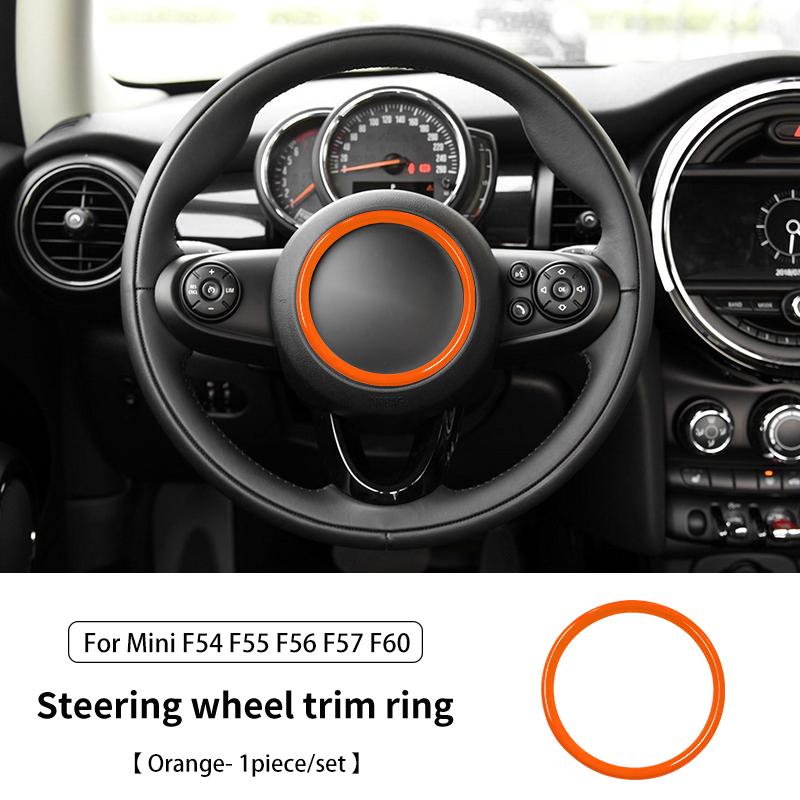 

Наклейка-кільце на центр керма автомобіля для Mini Cooper F56 F55 F57 F54 F60 Clubman Countryman Автомобільні аксесуари помаранчевий