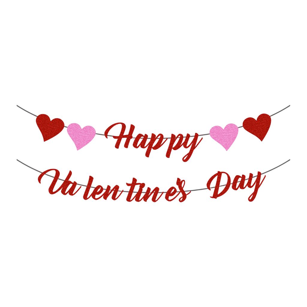 Valentine's Day Party Decorations, BE Heart,Shaped Garland Set