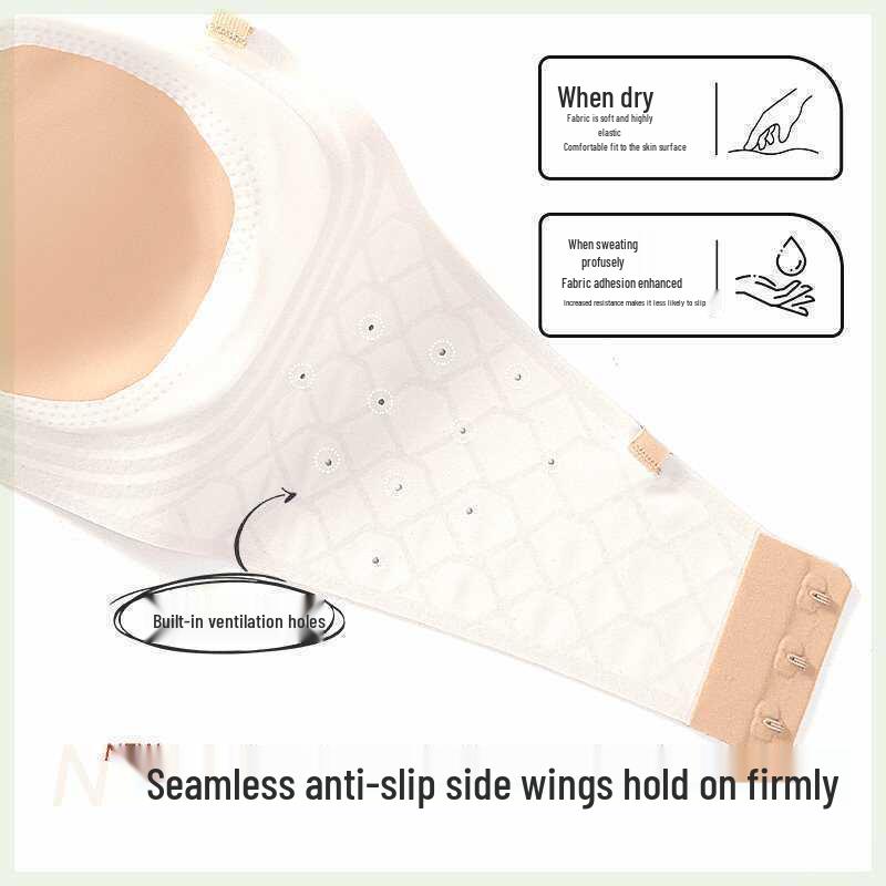 Naizhi Quality Seamless Strapless Bra - Thin, Non-Slip, Gathered, Wire-Free Invisible Design for Women