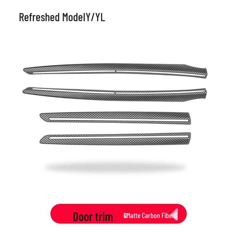 Tesla Model Y/YL Six-Seater Door Trim Decorative Panel Sticker
