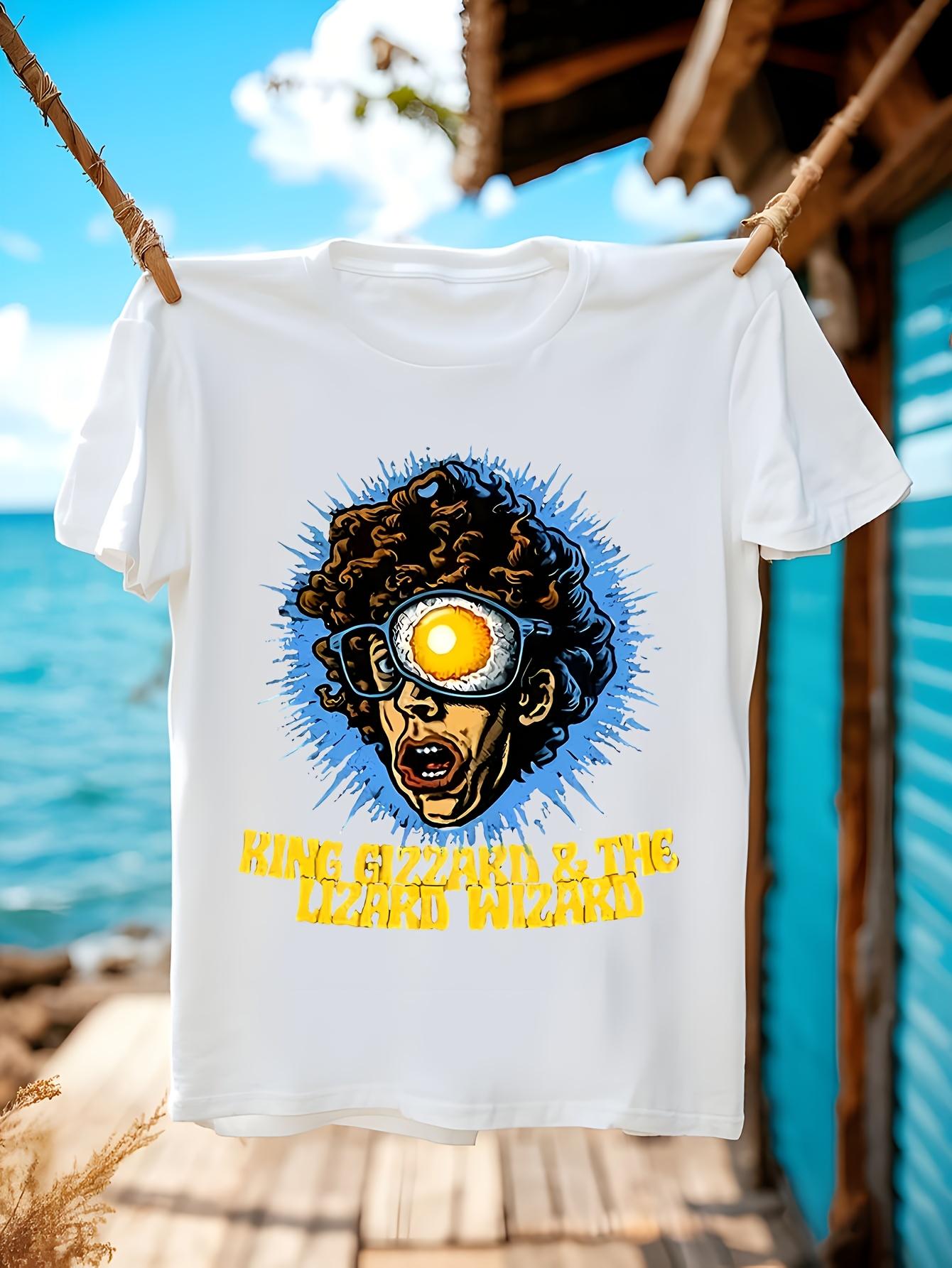 King Gizzard The Lizard Wizard 2019 World Tour Graphic Ts... S