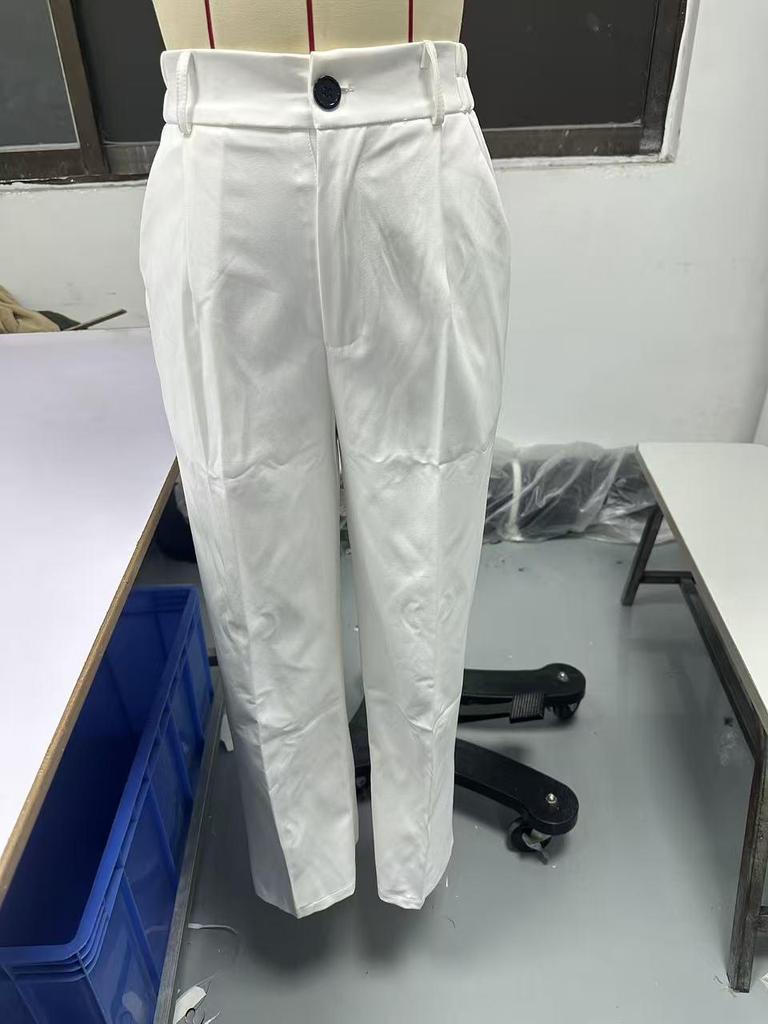 Pantaloni da abito dritti a vita alta da donna 2025