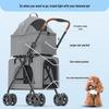 Bello Foldable Pet Stroller: One-Button Folding Cat and Small Dog Double-Layer Travel Stroller for Bichon.
