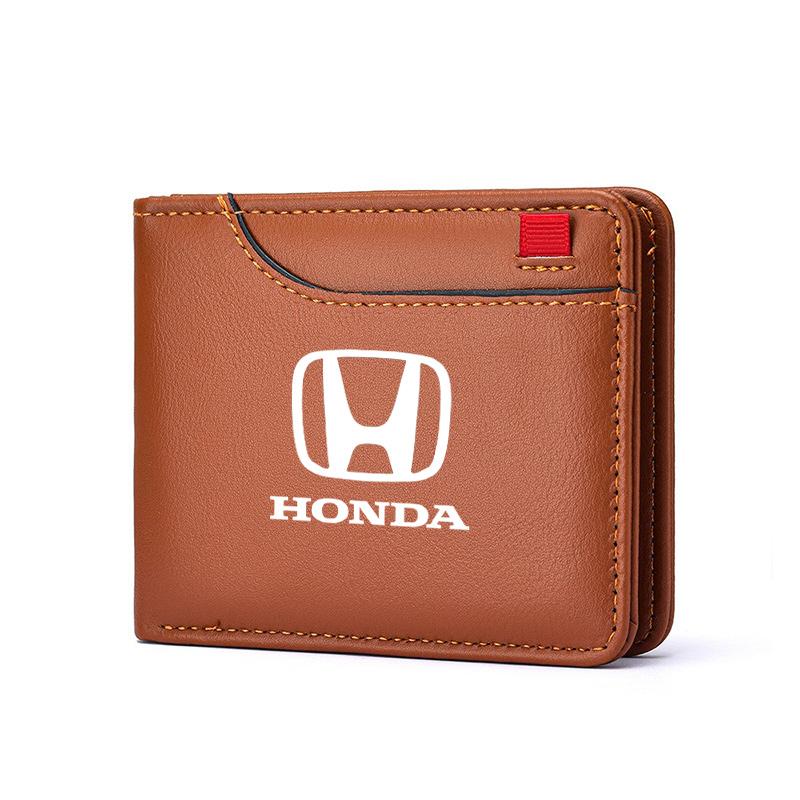 Car Driver License Bag Driving Credit Card Documents Wallet Holder For Honda Mugen Power Civic Accords CRV Hrv Jazz CBR VTEC VFR FL3
