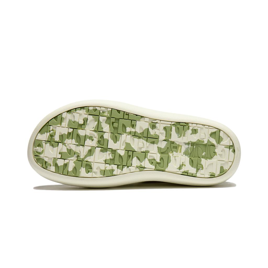 New LiNing Puff Mule Cushioning Wear-Resistant Low-Top Skateboard Shoes Women's Green White AZGU014-4