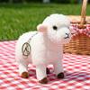 Simulation Simulation Sheep Plush Doll Stuffed Animal Sheep Plush Keychain  Party Supplies