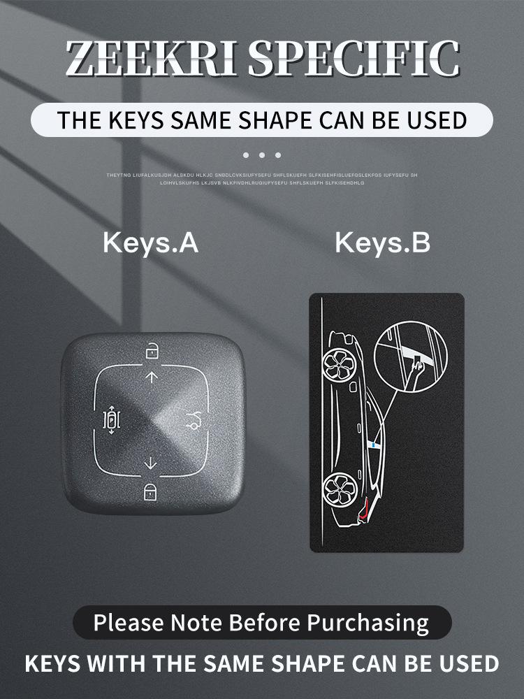 Zeekr 001 Key Case & Card Holder: Bluetooth Smart Bag for Zeekr X