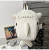 Schoolbag Personalized Shark Backpack Men's and Women's Trend Brand Cartoon Cute Large Capacity College Student School Bag Outdoor Mountaineering 