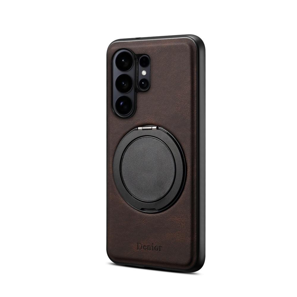 Für Samsung Galaxy S26 Ultra S25 S24 Plus S23 FE High-End Sle Business-Leder-Handyhülle Magnetische Halterung Anti-Fall-Abdeckung