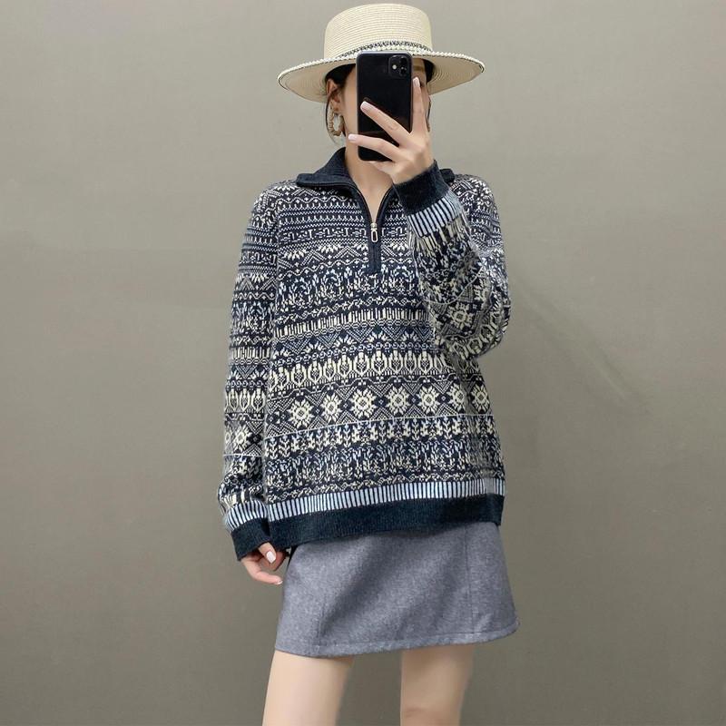 Qinghe 100% Pure Cashmere Women's Sweater - Ultra Soft Luxury Winter Pullover