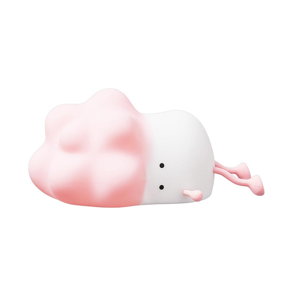 

Милый ночник в виде капусты, перезаряжаемая лампа USB, силиконовый сенсорный датчик, таймер, детские подарки, украшение стола для дома, спальни розовый