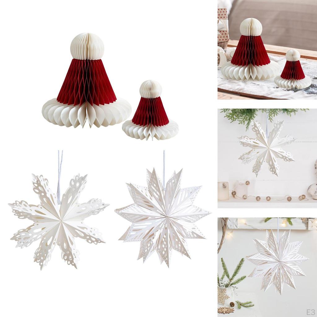 Christmas Centerpiece Paper Decoration for Festive Gatherings